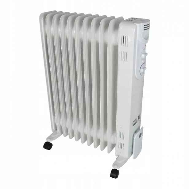 Elektrický Olejový Radiátor Hotoil 2500 W Bílý