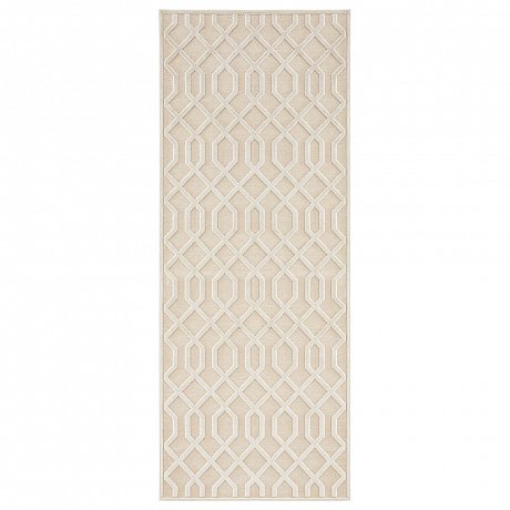 Krémový běhoun Mint Rugs Shine Mero, 80 x 250 cm