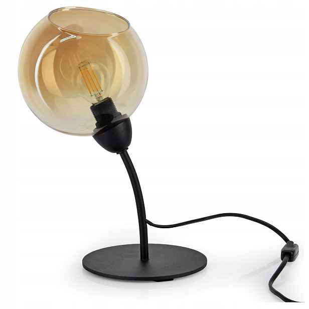 Noční Lampa Dekorativní skleněná koule Med E14 Led