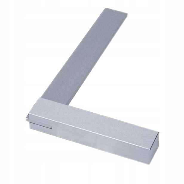 Přesný mini úhelník Shinwa 100 mm s patkou z nerezová ocel 73352