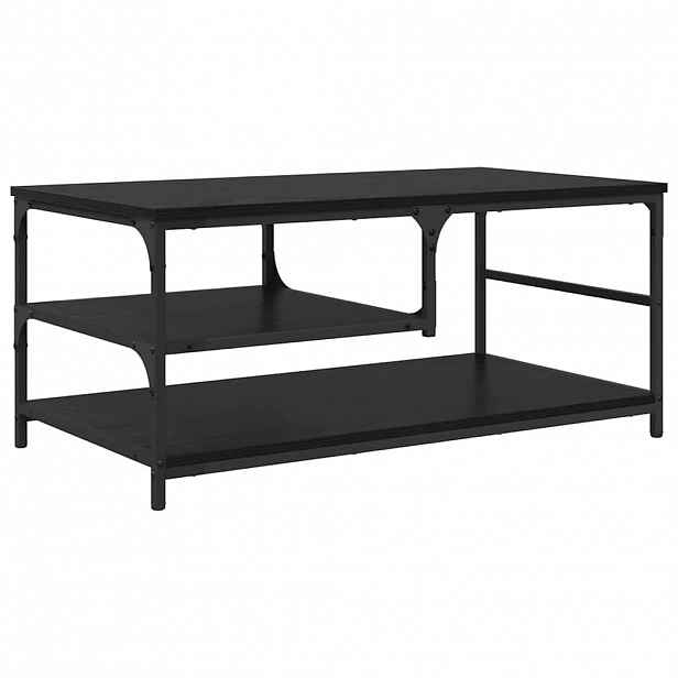 vidaXL Konferenční stolek Černý dub 90 x 49 x 40 cm Kompozitní dřevo