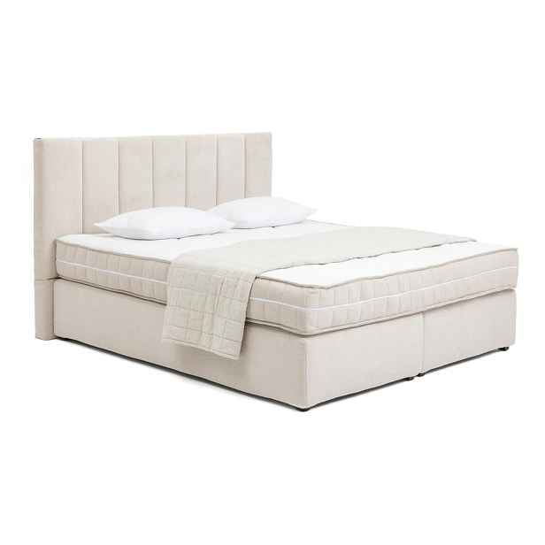 Béžová boxspring postel 160x200 cm Olia Bold Line – Bonami Selection