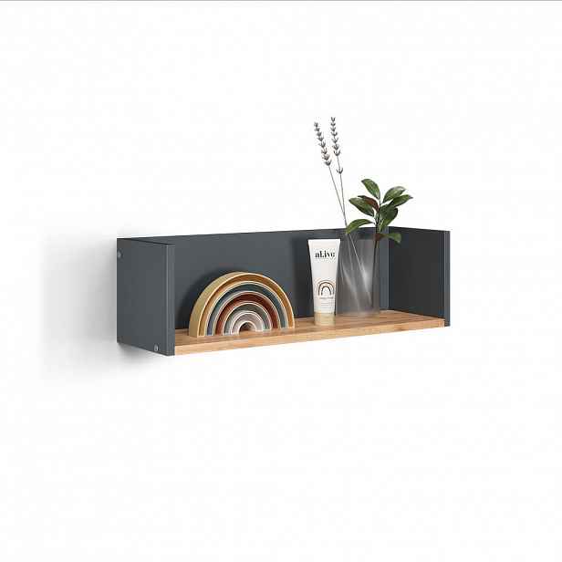 Livinity® SKŘÍŇKA NA PRAČKU Paolina Antracit/zlatý dub 67.8 x 20 cm