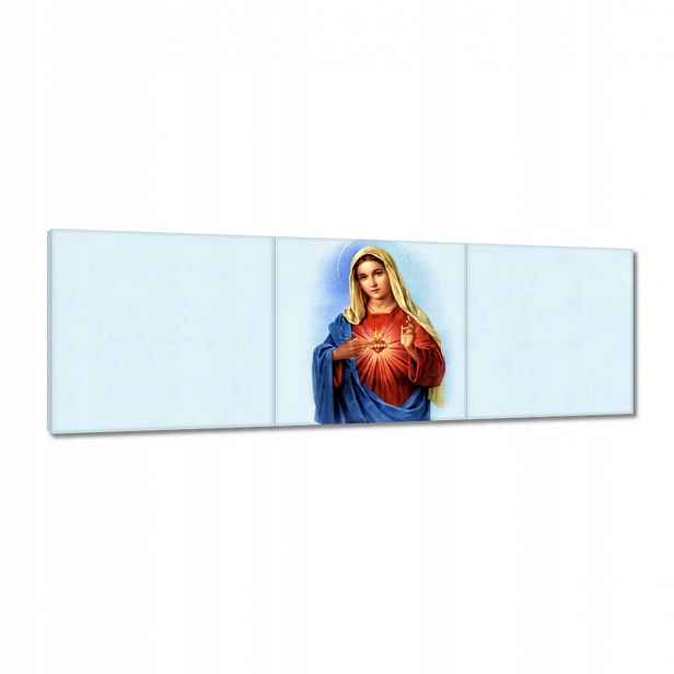 Obrazy 120x40 Panna Maria Srdce