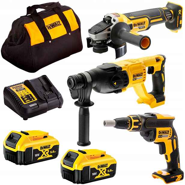 Sada DCG405 DCH133 DCF620 2x5Ah DeWALT DCK304P2