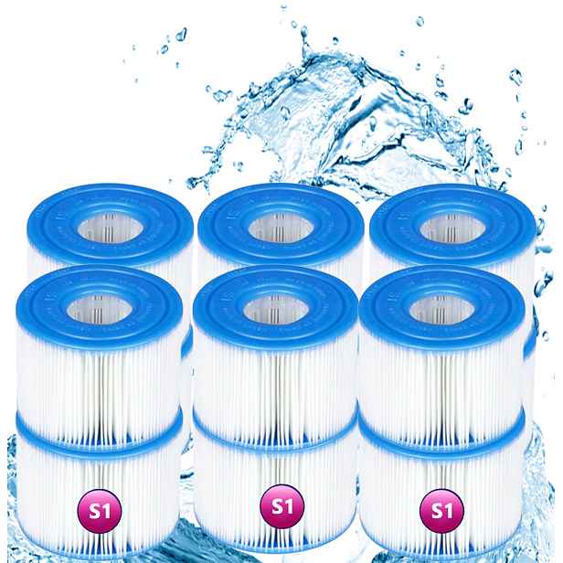12 x Filtr Bazénového Čerpadla Jacuzzi Intex Filtrační Vložka 29001 Typ S1