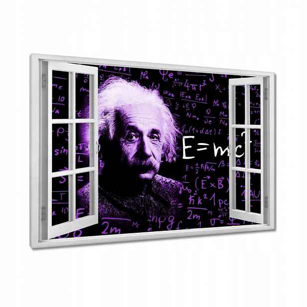 Obrazy 90x60 Fialový profesor