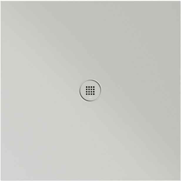 GSI Keramická sprchová vanička, čtverec 100x100x2cm, cenere mat