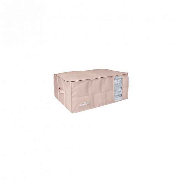 Růžový úložný box na oblečení Compactor XXL Pink Edition 3D Vacuum Bag, 210 l