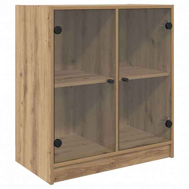 vidaXL Boční skříňka Artisanový dub 68 x 37 x 75,5 cm Kompozitní dřevo