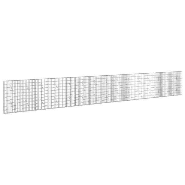 vidaXL Gabion s drátem 5 mm a síťkou 5x10 cm 750x10x100 cm