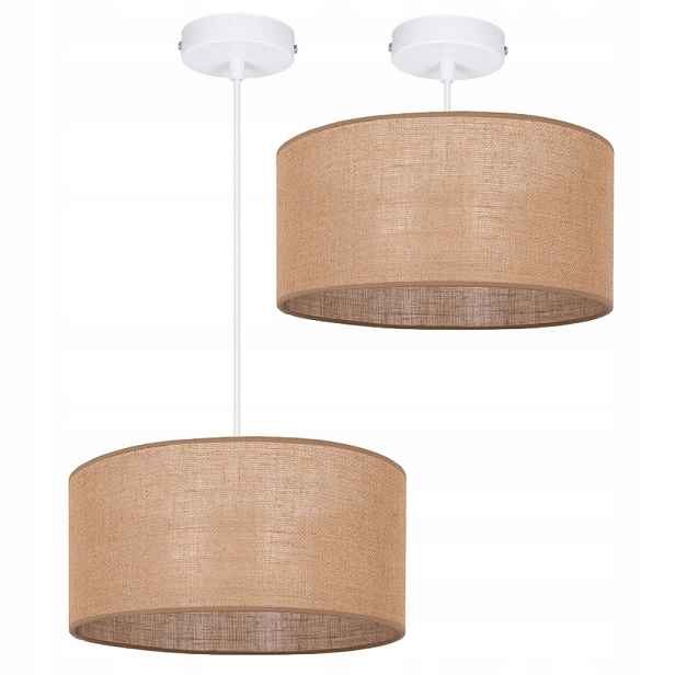Závěsná Lampa 1PL Stropní Stínidlo Juta Boho 30 CM