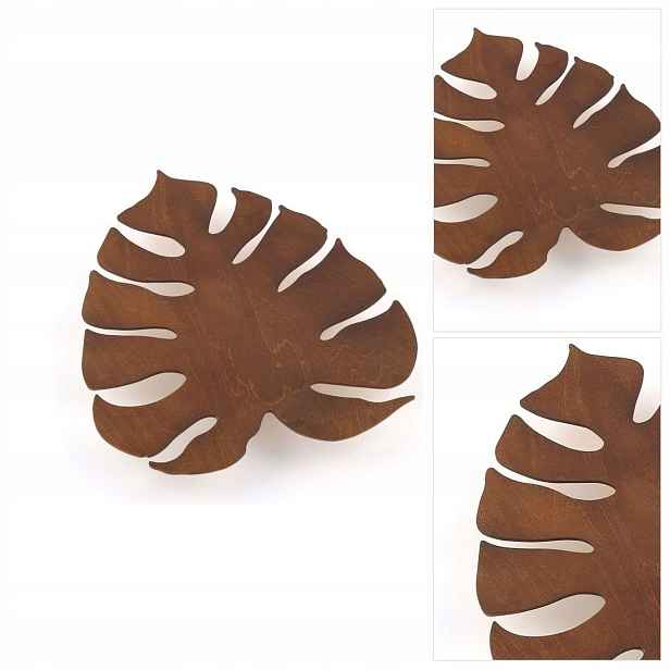 Bronzové nástěnné svítidlo Monstera s přírodním charakterem v chodbě Tk Lighting