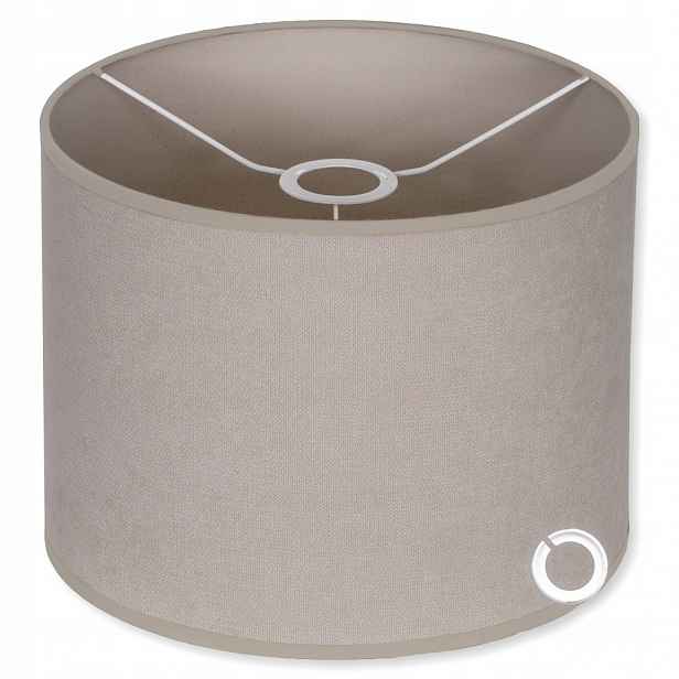 Elegantní, příjemný na dotek Stínidlo Béžové 30/25 cm Univerzální clona e14 e27
