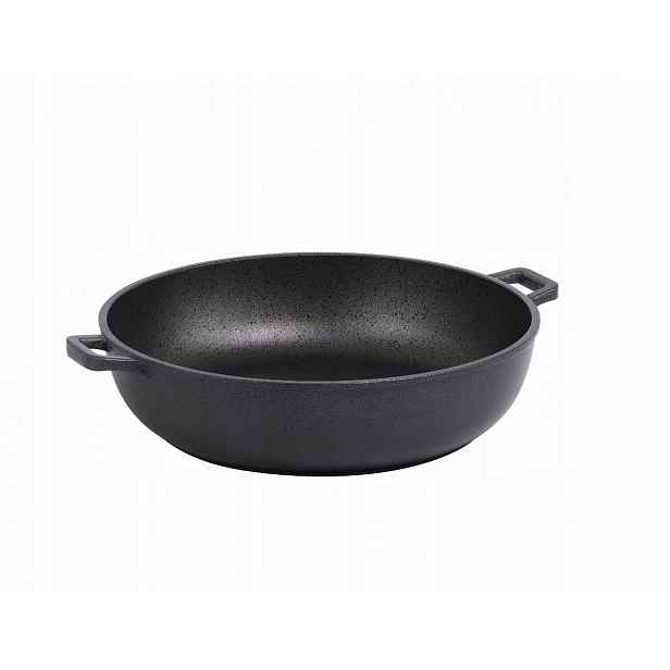 Hluboká pánev de Buyer Choc Extreme 28 cm, dvě ucha, indukce