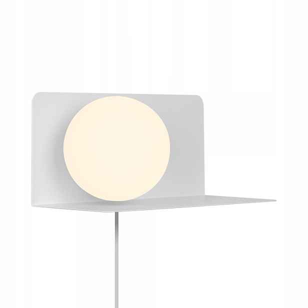 Nástěnné svítidlo Bílý kov Sklo Lilibeth E14 Moderní svítidlo Nordlux