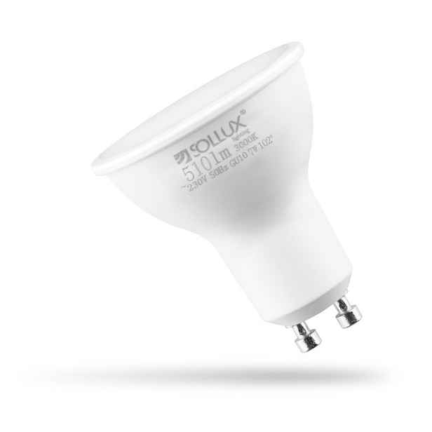 Teplá bílá LED žárovka GU10, 7 W – Sollux