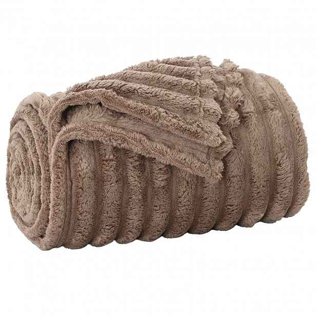 vidaXL Přehoz Velbloudí 270 x 240 cm 1.85 kg Fleece