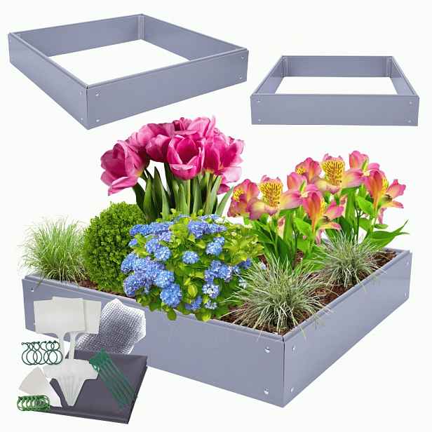 Vyvýšený plastový zeleninová zahrada, vyvýšený záhon Pvc 20x110x110