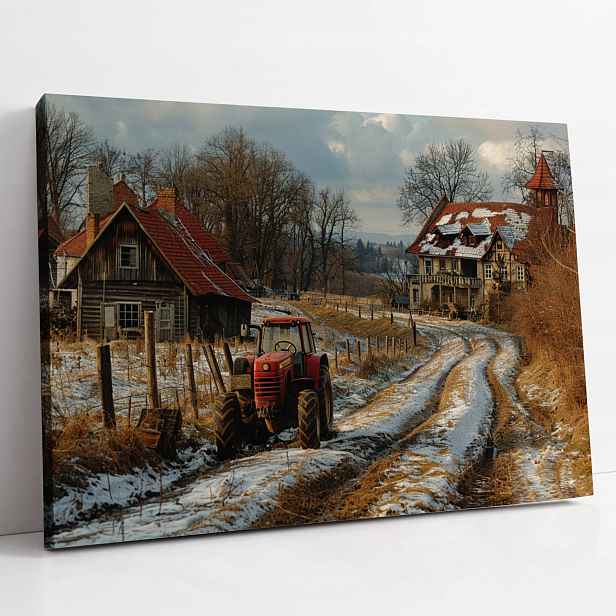 Obraz na plátně Jarní den na Polské venkově do domu kuchyňského pokoje 80x60