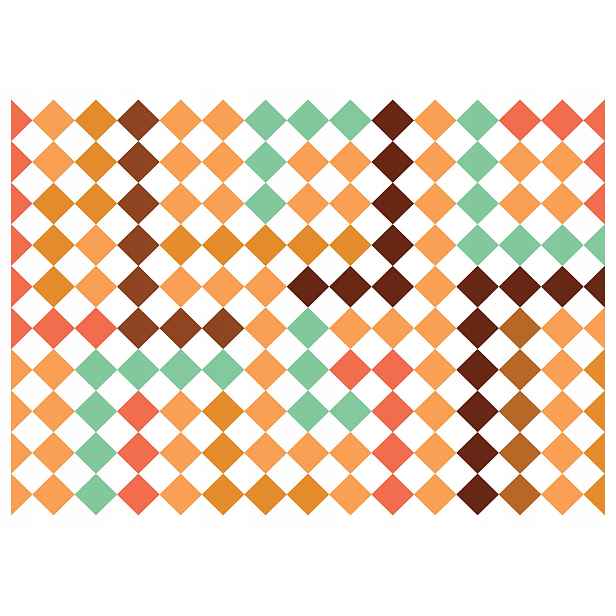 Fototapeta Barevné kosočtverce geometrie abstrakce vinylová 208x146 lepidlo
