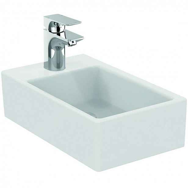 Ideal Standard Strada - Umývátko 45x27x13 cm, 1 otvor pro baterii, s Ideal Plus, bílá K0817MA