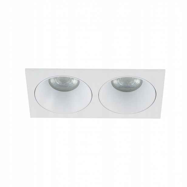 Kulaté Stropní Svítidlo Bílý kov 2xGU10 IP65 Koupelnové Prisma Tk Lighting