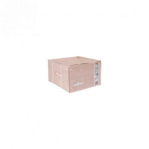 Růžový úložný box na oblečení Compactor XXL Pink Edition 3D Vacuum Bag, 125 l