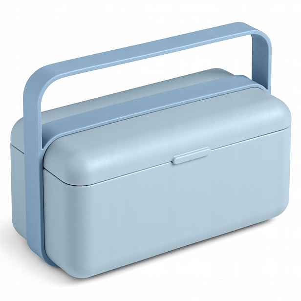 Bauletto Lunchbox nízký, světlý oceánský Blim Plus