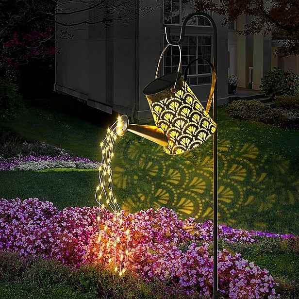 DeepDream Solární světelný řetěz s konvičkou pro venkovní použití