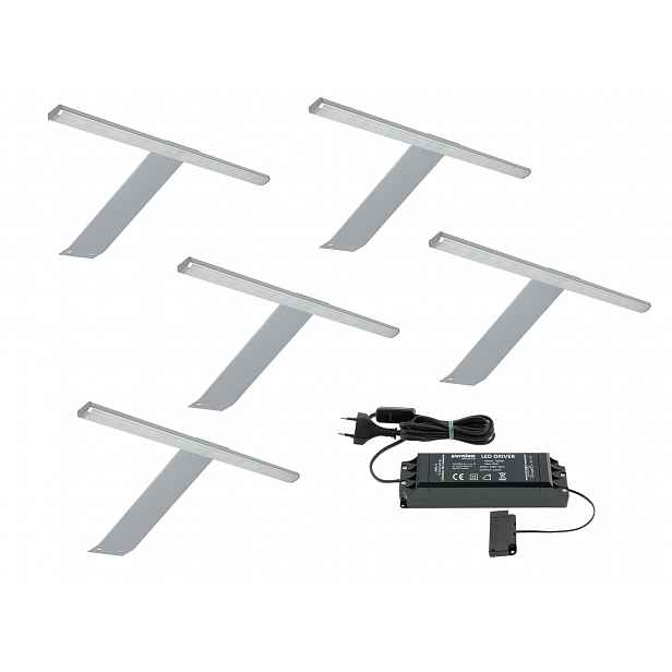 KPL5x Nábytková lampa Gamma nadskříňová Led napájecí zdroj