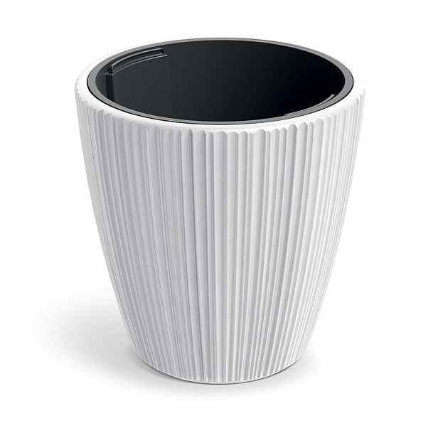 Prosperplast Plastový květináč OROS bílý matný, varianta 29,9 cm