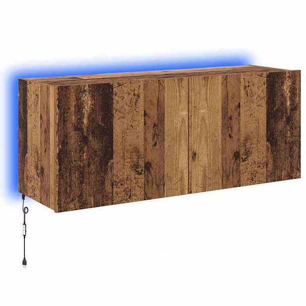 vidaXL TV wall cabinet Staré dřevo Kompozitní dřevo