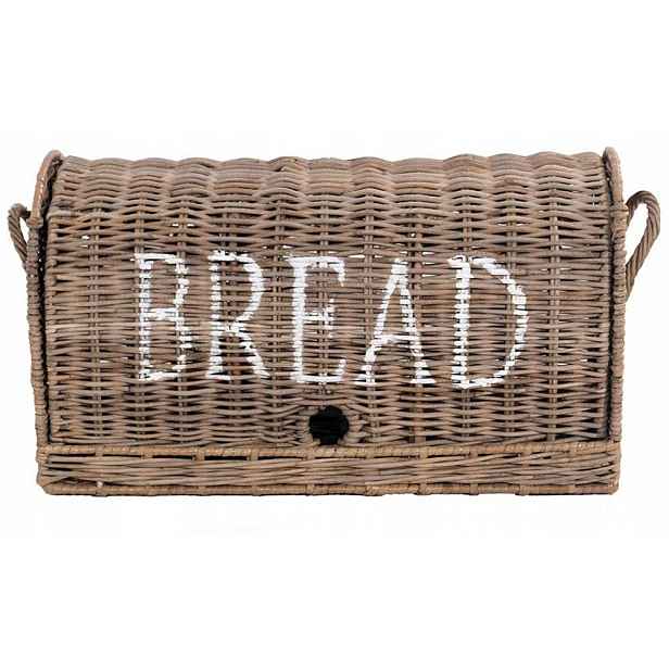 Ratanový chlebník Rustic Bread Box Hampton Nádoba na pečivo Ratanový koš