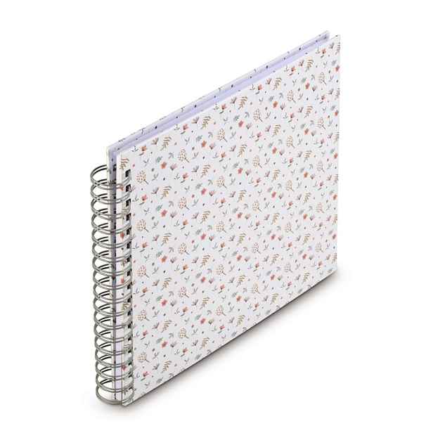 Hama album klasické spirálové FLORAL 28x24 cm, 50 stran