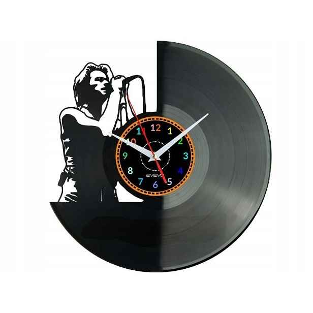Bon Jovi Dekorativní Nástěnné Hodiny Moderní Vinylová Deska Jako Dárek