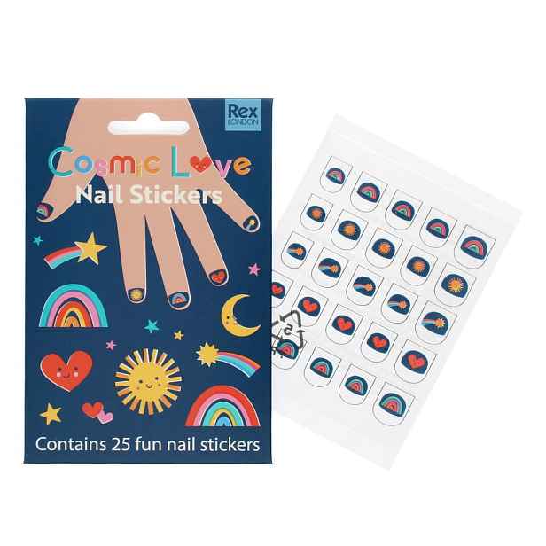 Kreativní sada Cosmic Love – Nail stickers – Rex London