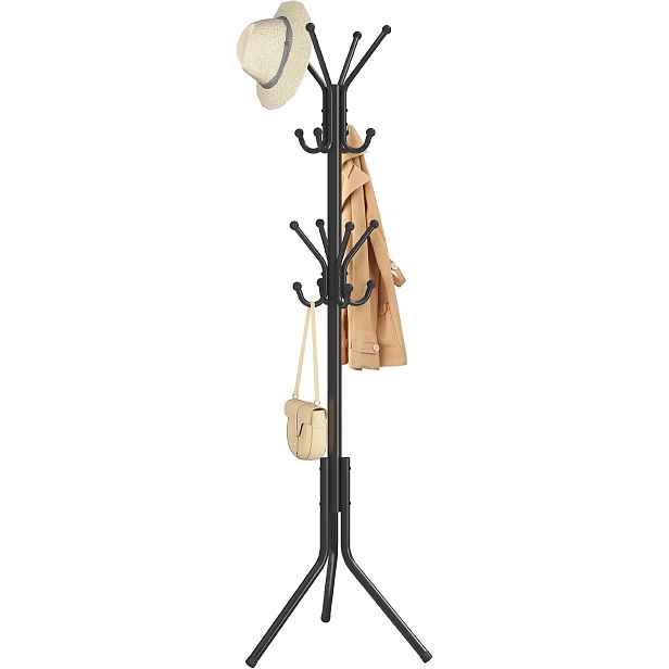 SONGMICS Věšák na oblečení Diego 175 cm černý