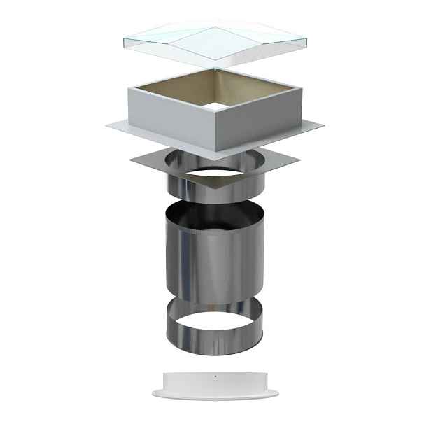 Světlovod pro plochou střechu SUNIZER ROUND průměr 730 mm