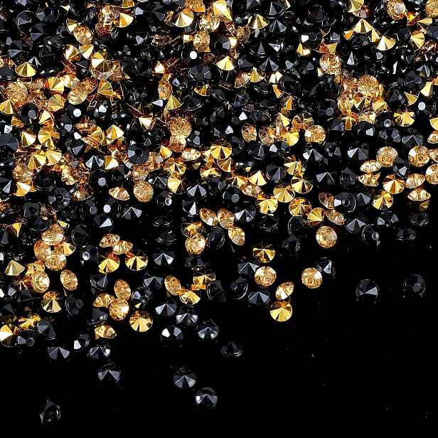 TEMU 2065 ks svatební stolní konfety krystaly akrylové diamanty kamínky pro dekorace stolních centerpiece svatební dekorace pro nevěsty a svatební