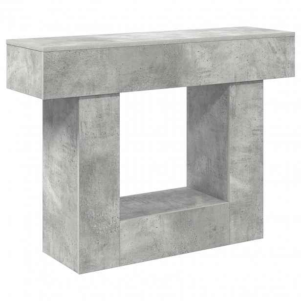 vidaXL Betonově Šedá 101 x 30 x 74 cm