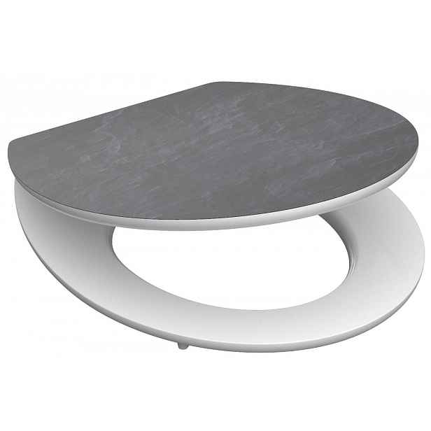 Wc sedátko Black Stone MDF HG se zpomalovacím mechanismem SOFT-CLOSE
