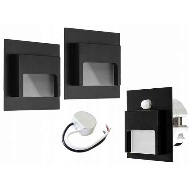 Sada osvětlení schodů Halogen Led 3x senzor