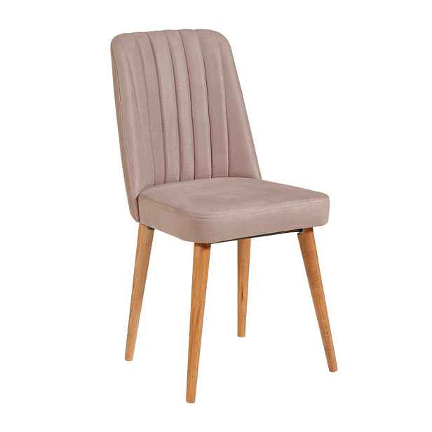 Kalune Design Jídelní židle Stormi z masivu borovice Atlantic/béžová