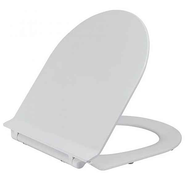 WC sedátko Cesso/Felci/Carlito - Slim/SoftClose - UF plast - bílá lesklá - 36,4x4,9x42,7 cm