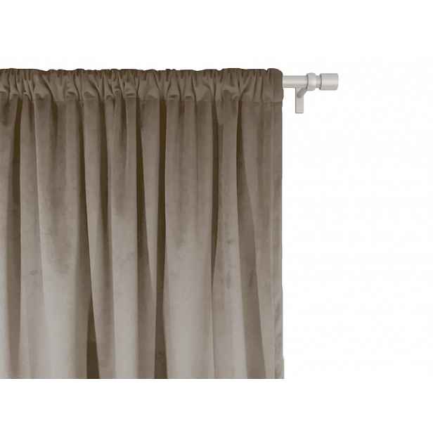 Závěs do dětského pokoje VELVET Zvolte barvu: Béžová, Zvolte rozměr: 140 x 160 cm (šířka x výška)