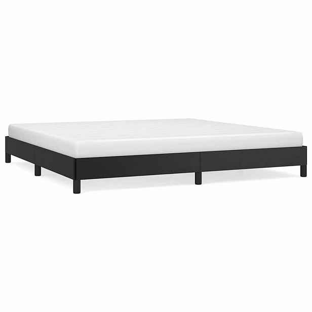 vidaXL Rám postele černá 200 x 200 cm umělá kůže
