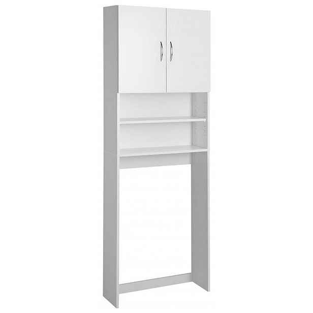 Aqualine Simplex Eco - Skříňka za pračku Simplex Eco 63x25x190 cm, bílá SIME715