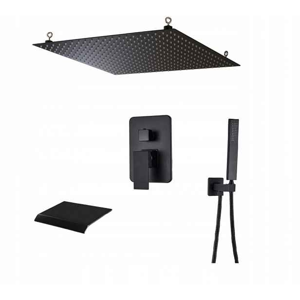 Podomítkový Set Dešťová Sprcha 50 cm Vodopád