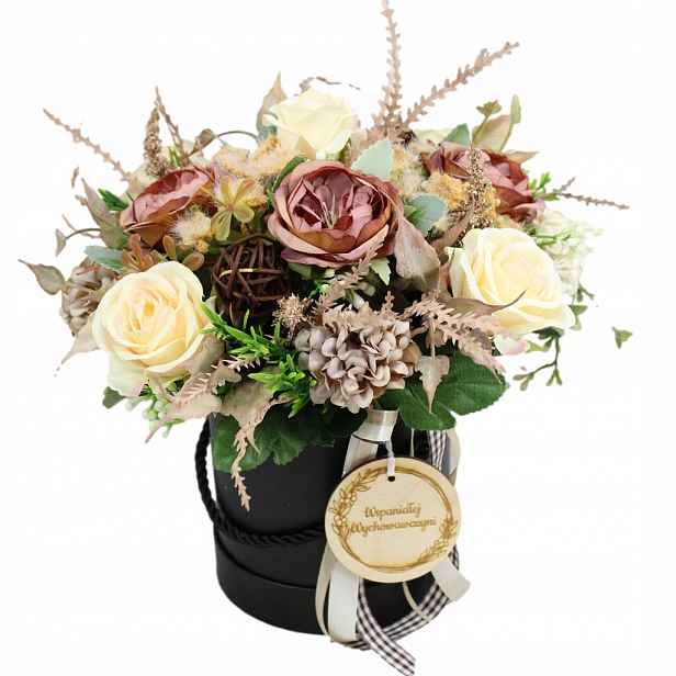 Květiny den učitelů flower box dárek poděkování dárek